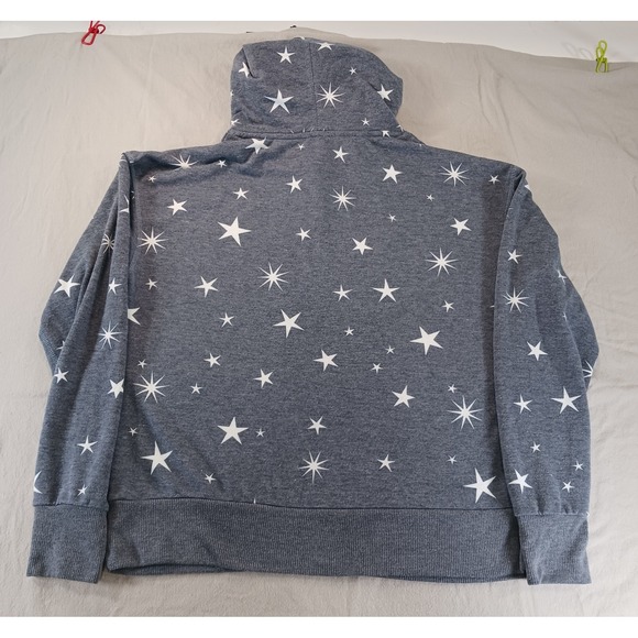 Wildfox Sweat Star Print Pullover Hoodie Casual Athleisure Loungewear - Picture 3 of 6